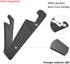 3 Pack Portable Cell Phone Stand for Desk, Upgraded Universal Pocket-Sized Foldable Mobile Phone Holder, Black