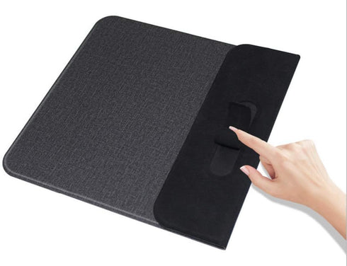 Mouse Pad with Wireless Charger - Qi Certified 15W Fast Charging Pad for Samsung iPhone & All QI Enable Devices