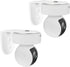 Metal Wall Mount for Kasa Indoor Pan/Tilt Smart Security Camera, Upside Down or Upright, Pack of 2