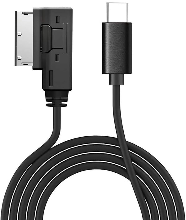 USB-C to AMI MMI Aux Cable for iPhone 15/iPad Pro, Compatible with Audi and VW MMI 3G System (4FT)