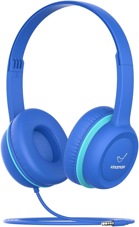 Kids Headphones, Wired Ear Headphones for Children, Safe Volume Limiter 85dB, 3.5mm Jack Wired for School