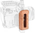 CAMVATE 1/4"-20 2829 Wooden Hand Grip with Mounting Groove for DSLR Camera Cage Kit(Right Hand)