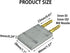 Gracilaria 1PC (40x28mm RC Boat Aluminum Alloy Water Cooling Block Sheet Electric Speed Controller Radiator for RC