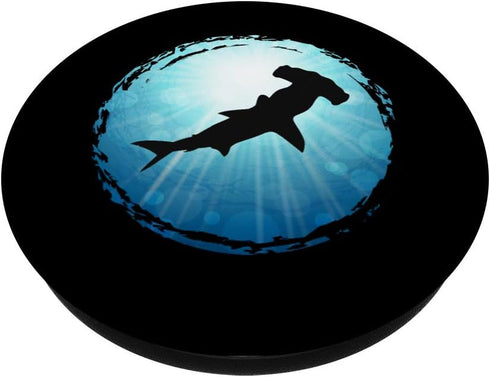 PopSocket Hammerhead Shark Ocean Scuba Diving Freediving Fun Gadget: Swappable Grip for Tablets & Phones