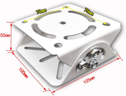 CCTV Security Camera Universal Pole Mounting Bracket Adapter for PTZ Dome Surveillance Cameras