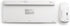 Mason West Slim Wireless Keyboard and Mouse Combo - White - for Desktop/Laptop/Windows/Mac, USB Nano Receiver