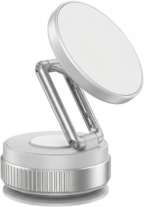 Craedli Vacuum Magnetic Phone Holder for Car, 360 Adjustable Suction Cup Car Dashboard