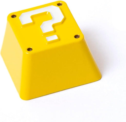 Question Block Keycap for Mechanical Gaming Keyboard, Cherry MX Profile, ESC R4 Height - Metal