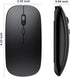 Wireless Bluetooth Mouse for iPad/MacBook Pro/Air/Laptop/PC, Rechargeable Silent Mouse Portable Slim for Surface