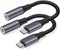 USB C to 3.5mm Headphone Jack Adapter (2 Pack), USB Type C to Aux Audio Dongle Compatible with Samsung Galaxy S22 S21
