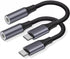 USB C to 3.5mm Headphone Jack Adapter (2 Pack), USB Type C to Aux Audio Dongle Compatible with Samsung Galaxy S22 S21