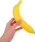 6pcs VICASKY Lifelike Artificial Bananas Weighted Simulation Fruit Kitchen Cabinet Decor Wedding Party Photography