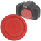 Fotodiox Red Designer Body Cap for Canon EF and EF-S Mount Cameras