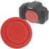 Fotodiox Red Designer Body Cap for Canon EF and EF-S Mount Cameras