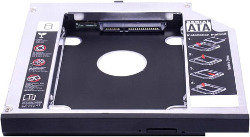 2nd HDD SSD Hard Drive Caddy Tray Replacement for Lenovo Thinkpad T420 T430 T510 T520 T530