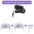 Sqlszt 60ft Cable5.5mm 2.1mm 12 Power Extension x Volt Male to Female Plug Cord for CCTV IP Security Cameras DVRs