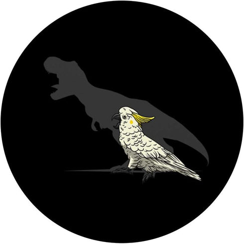 Screaming Cockatoo Meme T-rex Dinosaur Bird Parrot PopSockets Swappable PopGrip