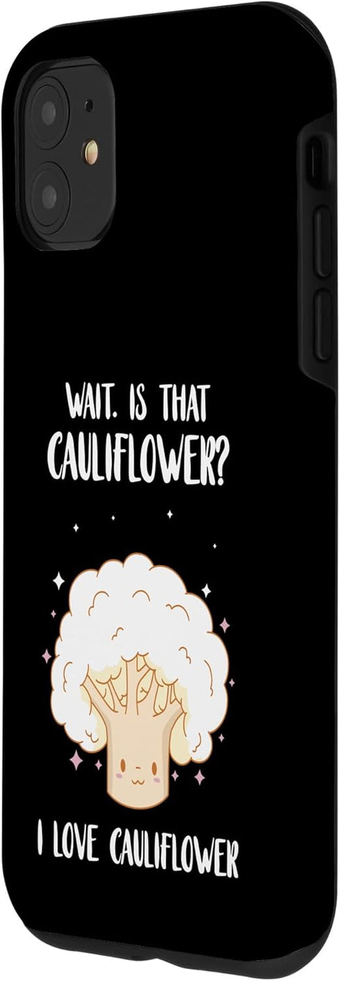 Vegetarian Healthy Food Cauliflower Lover 11 I Love Cauliflower Vegetarian Healthy Vegetable Food Vegan Case for iPhone