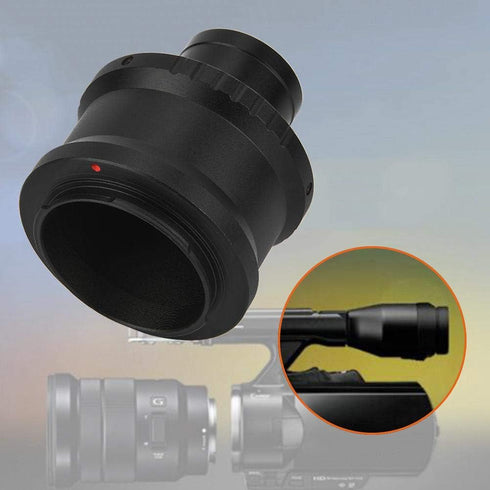 T2-NEX Lens Adapter Ring, T2 Mount Aluminum Alloy for Sony NEX E Mount DSLR Camera