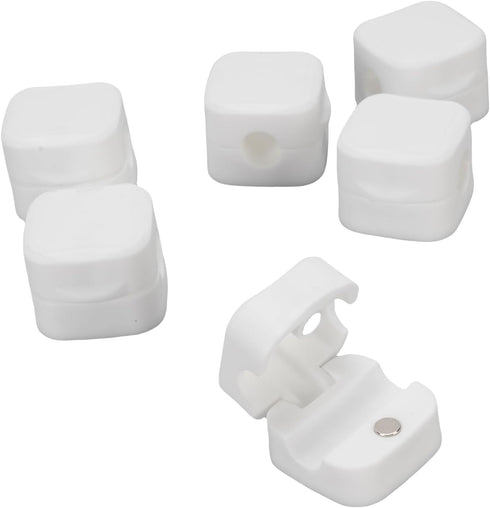 ZJchao Magnetic Cable Clips Cord Holder 6pcs Desk Wire Management Keeper Home