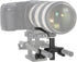 NICEYRIG 15mm LWS Rod Lens Support Y-Bracket, 64mm Vertical Adjustment for Heavy Long Lens Diameter 50mm to 140mm