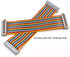 Fielect 2pcs IDC Rainbow Wire Flat Ribbon Cable, 50 Pin 30cm Length, 2.54mm Pitch