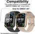 Compatible with Faweio IDW26 1.83”, Soft Smart Watch Screen Protector, TPU, 6-pack, Full Coverage, Bubble Self-healing