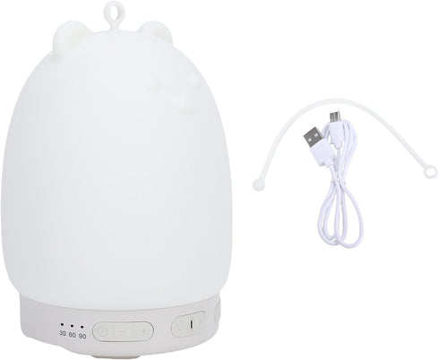 Dimmable 3 31 Focket Silicone Night Light, Brightness Bluetooth Speaker with Sounds White Noise Machine for Kids