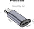 AreMe Micro USB 2.0 to USB C Adapter (4 Pack), USB Type C Female to Micro USB Male Converter for Samsung Galaxy S7 S7