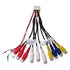 Dual XDCPA10BT Cord Assembly Harness, 18 Pin Connector Video AV Input Output Multicolored