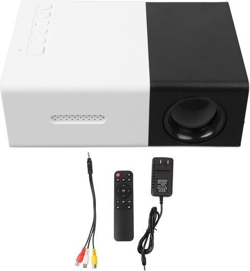 GOWENIC 1080P Kids Projector, HD Adjustable Projection Angle LED Portable Projector for Home Theater, Travel, Camping
