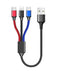 ienza Universal USB Charging Cable Cord Wire with Micro & USB-C for Earbuds Ear Buds, Charging Cases & Headphones Compatible with Sony, Beats Flex/Studio Buds, Jaybird, PowerBeats, JBL, Raycon & More