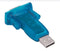 2Pcs USB 2.0 to RS232 Serial Port DB9 9 Pin Male Converter Adapter