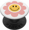Yellow Smile Face Cute Daisy Groovy 70s PopSockets Standard PopGrip