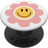 Yellow Smile Face Cute Daisy Groovy 70s PopSockets Standard PopGrip