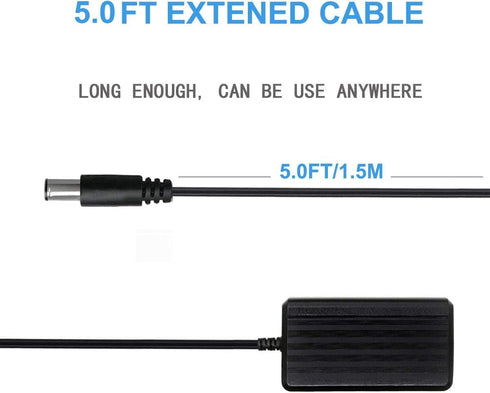 15V Speaker Charger Compatible with Sony SRS-XB3/BLK/BLUE/RED SRSBTX500 SRS-X55/BLK/WHT Bluetooth Portable Wireless