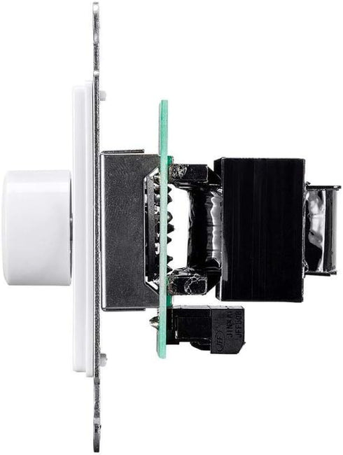 Monoprice 70 Volt Rotary in-Wall Inline Speaker Volume Control, 50-Watt, Supports 12 AWG and 70 Volt Music Systems