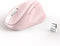 MICROPACK Digitally Yours Ergonomic Wireless Mouse with USB Receiver for PC, Laptop, Pink