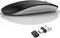 Uiosmuph G11 Wireless Mouse, USB C Rechargeable Computer Mouse, Slim Silent Mice 2.4GHz Optical for Laptop/Mac/PC