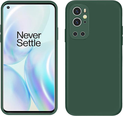Bastmei Case for OnePlus 9 Pro 5G (2021), Non-Slip Matte Finish Cover with Soft TPU Protection (Green)