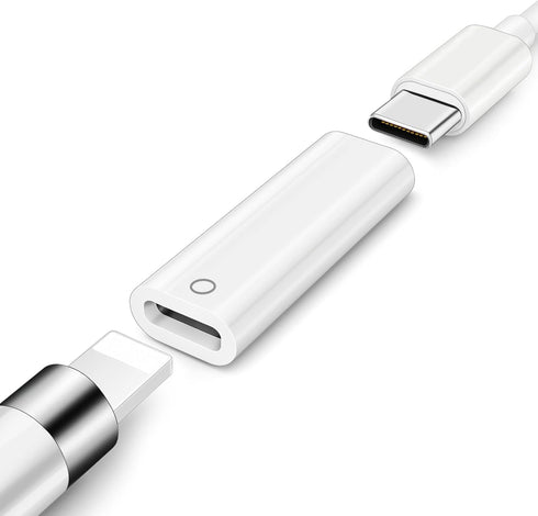 Pencil Charger Adapter for Apple Pencil 1st Generation, USB C to Lightning Adapter for iPad 10th Gen, Bluetooth Pairing