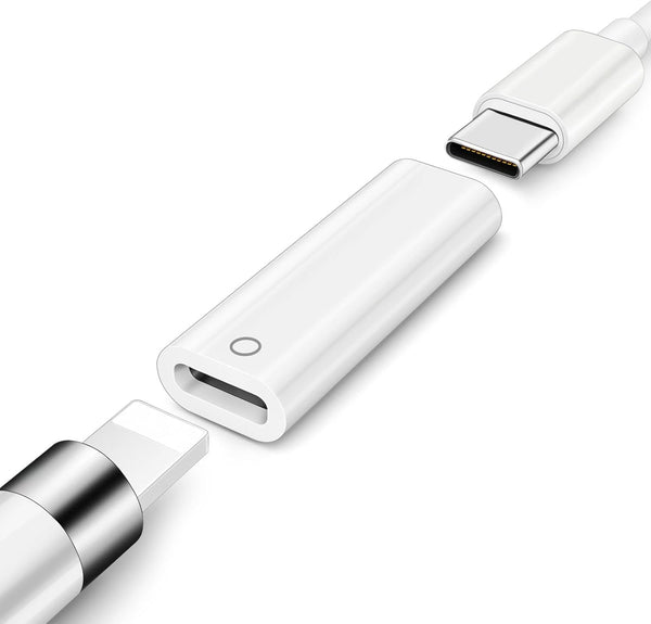 Pencil Charger Adapter for Apple Pencil 1st Generation, USB C to Lightning Adapter for iPad 10th Gen, Bluetooth Pairing