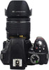 JJC HB-N106 Dedicated Reversible Lens Hood Shade for Nikon AF-P DX 18-55mm f/3.5-5.6G VR, D3500 D3400 D5600 D7500 Camera