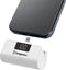Portable Power Bank with Built-in Lightning Connector, 5,000 mAh, LCD Screen, Fast Charging for iPhone 14 & Older