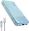 NOBIS Portable Charger 10000mAh, 35W Fast Charging Power Bank with C to C Cable for iPhone, iPad, Samsung (Blue)