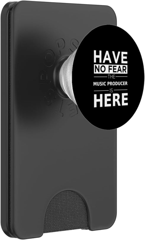 Music Producer Career Pride Designs Have No Fear Music Producer is Here Funny Gift Work Job PopSockets