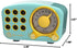 Retro Bluetooth Speaker, Vintage Radio-Greadio FM Radio with Classic Style, Strong Bass, Bluetooth 5.0, MP3 Player