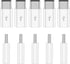 10 Pack Micro USB to USB C Adapter, USB Type C Connector Compatible with All USB-C Phones, Tablets, Laptops (White)