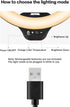 SENSYNE 50" 3 10 Ring Light with Stand, Phone Tripod for iPhone & Android, LED Ring Light with Remote, Color Modes