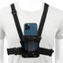 KINGKI Mobile Phone Chest Mount Harness Strap Holder for Cell Phone Clip Action Camera POV for Samsung iPhone Plus